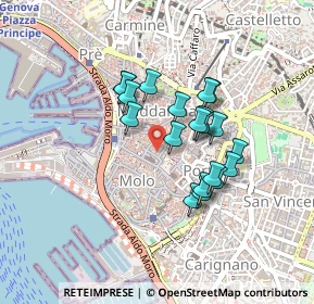 Mappa 16123 Genova GE, Italia (0.344)