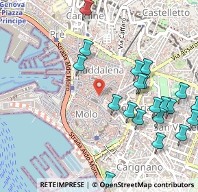 Mappa 16123 Genova GE, Italia (0.61)