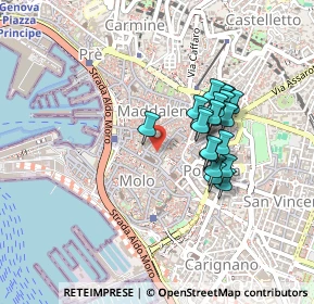 Mappa 16123 Genova GE, Italia (0.3625)