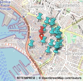 Mappa 16123 Genova GE, Italia (0.342)