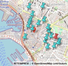 Mappa 16123 Genova GE, Italia (0.4665)