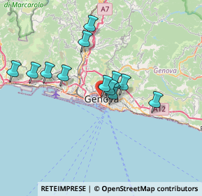 Mappa 16123 Genova GE, Italia (6.2125)