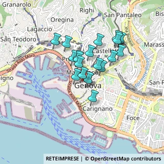 Mappa Vico di Scurreria la Vecchia, 16123 Genova GE, Italia (0.6665)