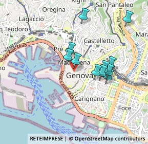 Mappa 16123 Genova GE, Italia (0.78273)