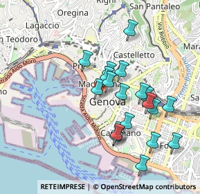 Mappa 16123 Genova GE, Italia (0.8675)