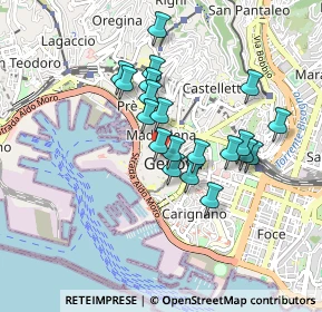 Mappa 16123 Genova GE, Italia (0.74)