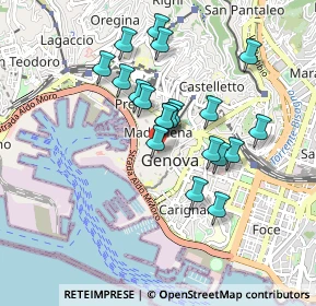Mappa 16123 Genova GE, Italia (0.7635)