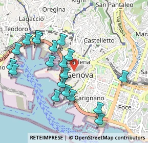 Mappa 16123 Genova GE, Italia (1.05158)