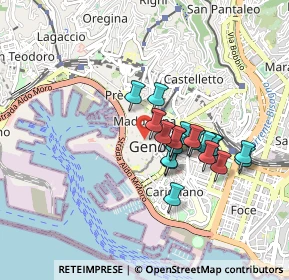 Mappa Via Tommaso Reggio, 16123 Genova GE, Italia (0.699)