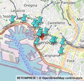 Mappa 16123 Genova GE, Italia (0.66571)