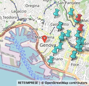 Mappa 16123 Genova GE, Italia (1.2205)
