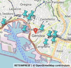 Mappa Via Tommaso Reggio, 16123 Genova GE, Italia (0.92818)