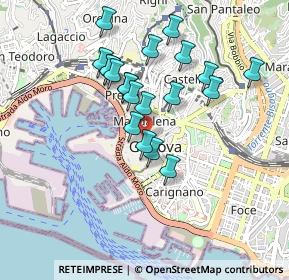 Mappa 16123 Genova GE, Italia (0.801)