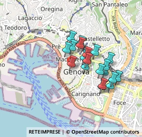 Mappa 16123 Genova GE, Italia (0.7095)