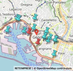 Mappa 16123 Genova GE, Italia (0.84688)