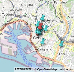Mappa 16123 Genova GE, Italia (0.34)