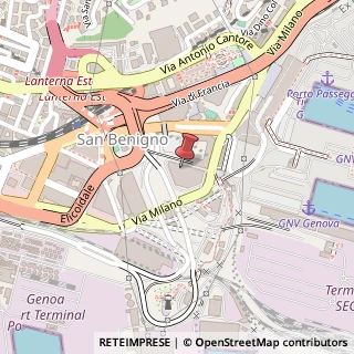 Mappa Via Milano, 164G, 16126 Genova, Genova (Liguria)
