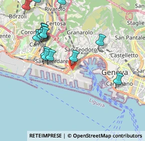 Mappa Via Milano 164 M R, 16149 Genova GE, Italia (2.32267)