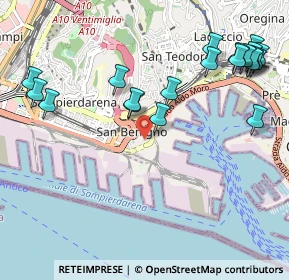 Mappa Via Milano 164 M R, 16149 Genova GE, Italia (1.272)