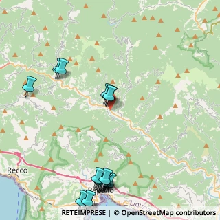Mappa 16044 Cicagna GE, Italia (5.7535)