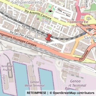 Mappa Via S. Pier D'arena, 3, 16149 Genova, Genova (Liguria)