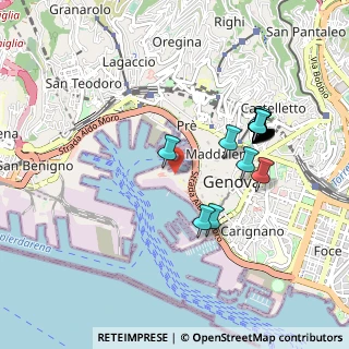 Mappa Via Porta Siberia, 16128 Genova GE, Italia (0.9715)