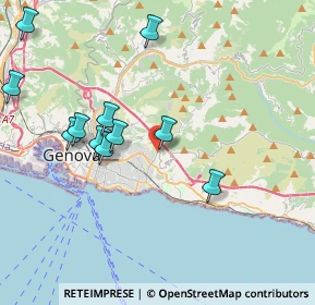 Mappa Via del Borgo, 16132 Genova GE, Italia (4.16364)