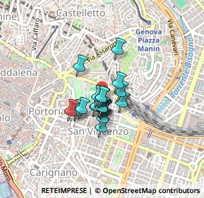 Mappa Viale Sauli, 16121 Genova GE, Italia (0.226)