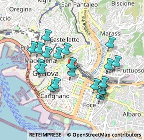 Mappa Viale Sauli, 16121 Genova GE, Italia (0.8695)