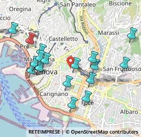 Mappa Viale Sauli, 16121 Genova GE, Italia (1.01611)