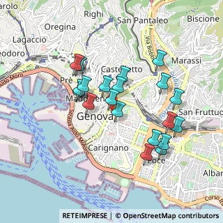 Mappa Piazza Portoria, 16121 Genova GE, Italia (0.8395)