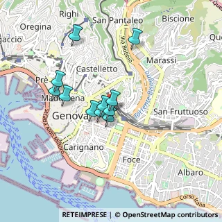 Mappa Via Galata 97 c rosso, 16122 Genova GE, Italia (0.70636)