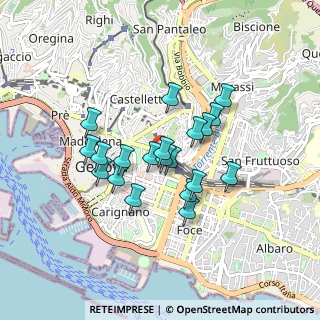 Mappa Via Galata, 16122 Genova GE, Italia (0.6945)
