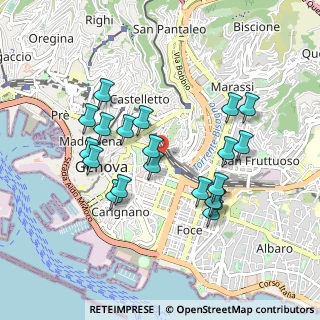 Mappa Via Tollot, 16122 Genova GE, Italia (0.8835)