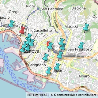 Mappa Via Tollot, 16122 Genova GE, Italia (1.03389)