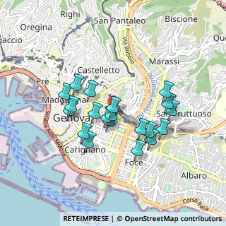 Mappa Via Tollot, 16122 Genova GE, Italia (0.7685)