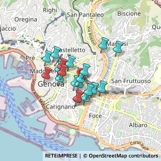 Mappa Via Galata, 16122 Genova GE, Italia (0.633)