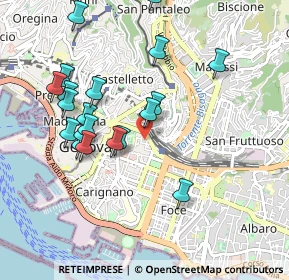 Mappa Via Galata 97 c rosso, 16122 Genova GE, Italia (0.9845)