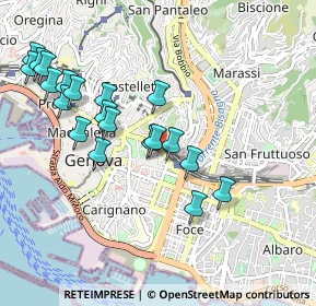 Mappa Via Tollot, 16122 Genova GE, Italia (1.015)