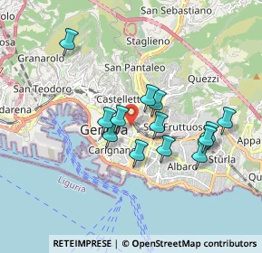 Mappa Via Galata 97 c rosso, 16122 Genova GE, Italia (1.53308)