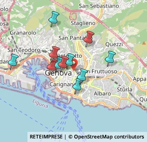 Mappa Via Galata 97 c rosso, 16122 Genova GE, Italia (1.45)
