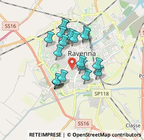 Mappa Via Monte Nero, 48121 Ravenna RA, Italia (1.348)