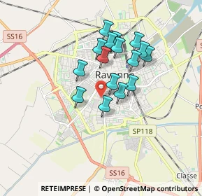 Mappa Via Monte Nero, 48121 Ravenna RA, Italia (1.41313)