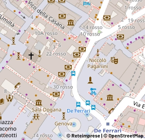 Mappa Piazza Raffaele De Ferrari, 16122 Genova GE, Italia (0.03846)