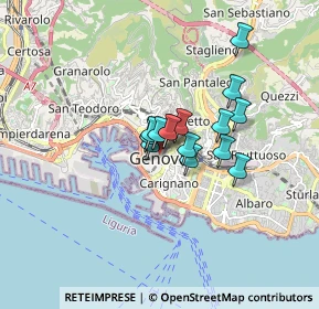 Mappa Piazza Raffaele de Ferrari, 16121 Genova GE, Italia (1.02667)