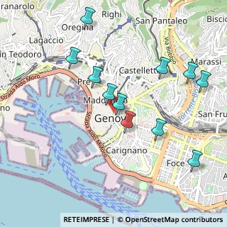Mappa Piazza de ferrari, 16121 Genova GE, Italia (1.03727)