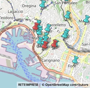 Mappa Piazza Raffaele de Ferrari, 16121 Genova GE, Italia (0.7465)