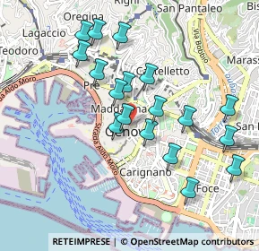 Mappa Piazza de ferrari, 16121 Genova GE, Italia (0.90889)