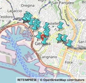 Mappa Piazza Raffaele de Ferrari, 16121 Genova GE, Italia (0.7845)