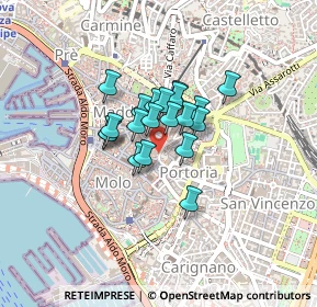 Mappa Piazza Raffaele de Ferrari, 16121 Genova GE, Italia (0.255)